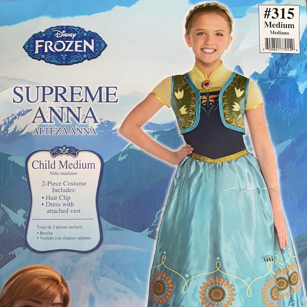 Frozen: Supreme Anna Children’s Costume! New! Blowout Price!